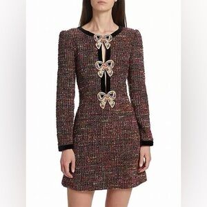 NWT SALONI Camille Bows Dress